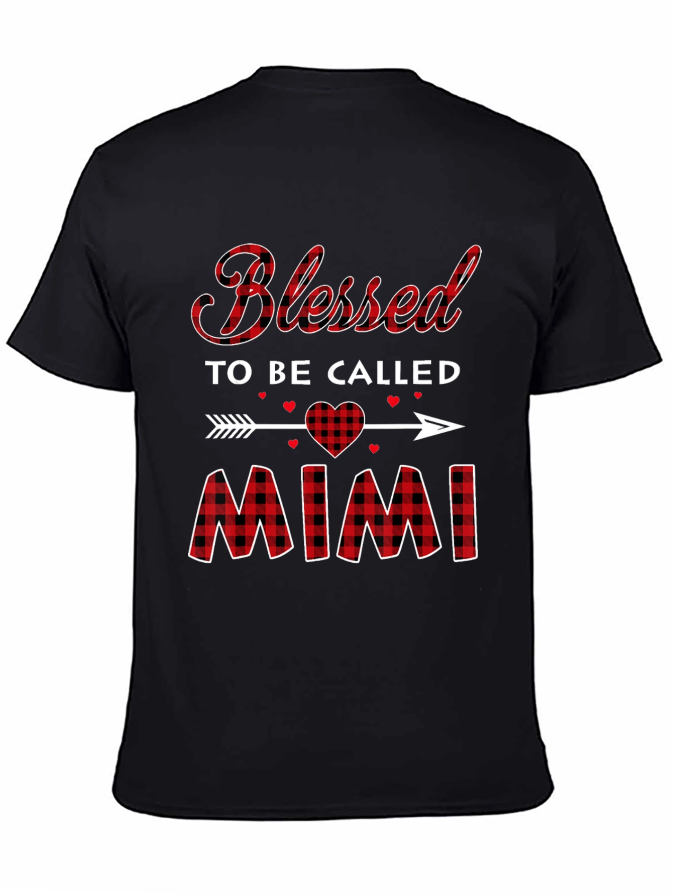 Blessed To Be Called Mimi Plaid T-Shirt
