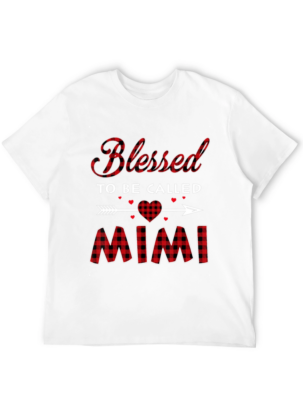 Blessed To Be Called Mimi Plaid T-Shirt