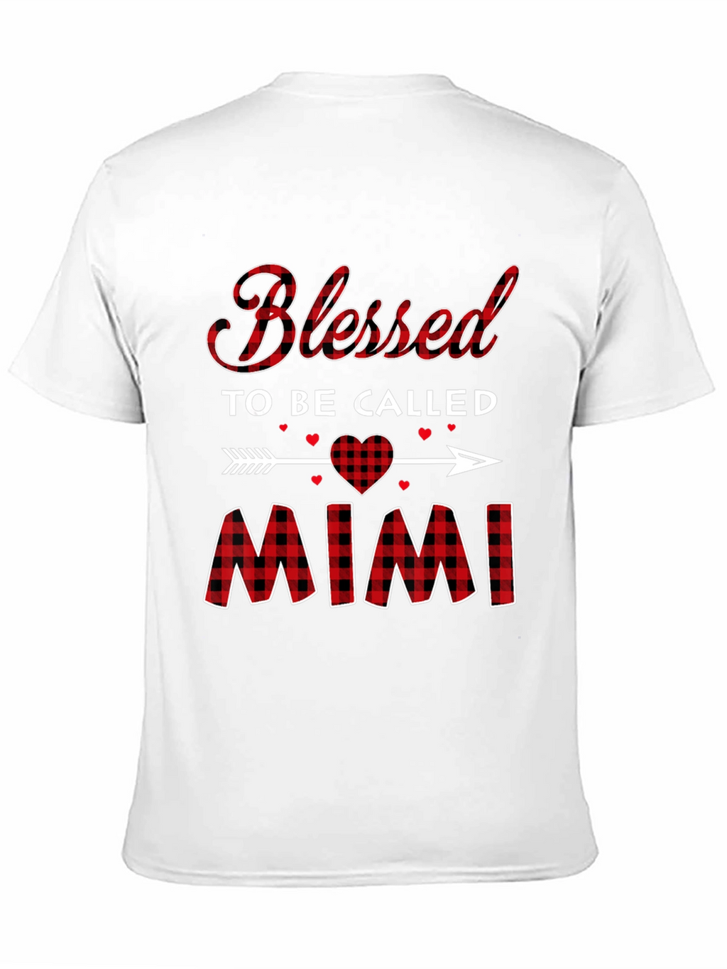 Blessed To Be Called Mimi Plaid T-Shirt