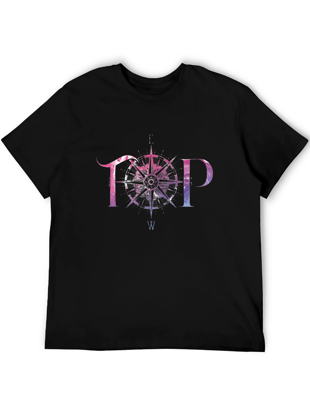 TOP Compass Graphic T-Shirt - Stylish Mens Tee