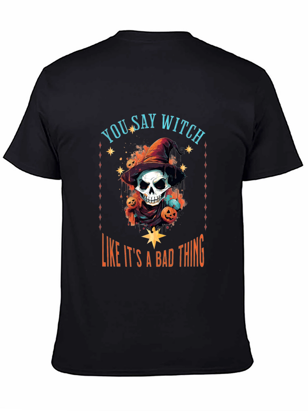 Witch Graphic T-Shirt - Halloween Apparel