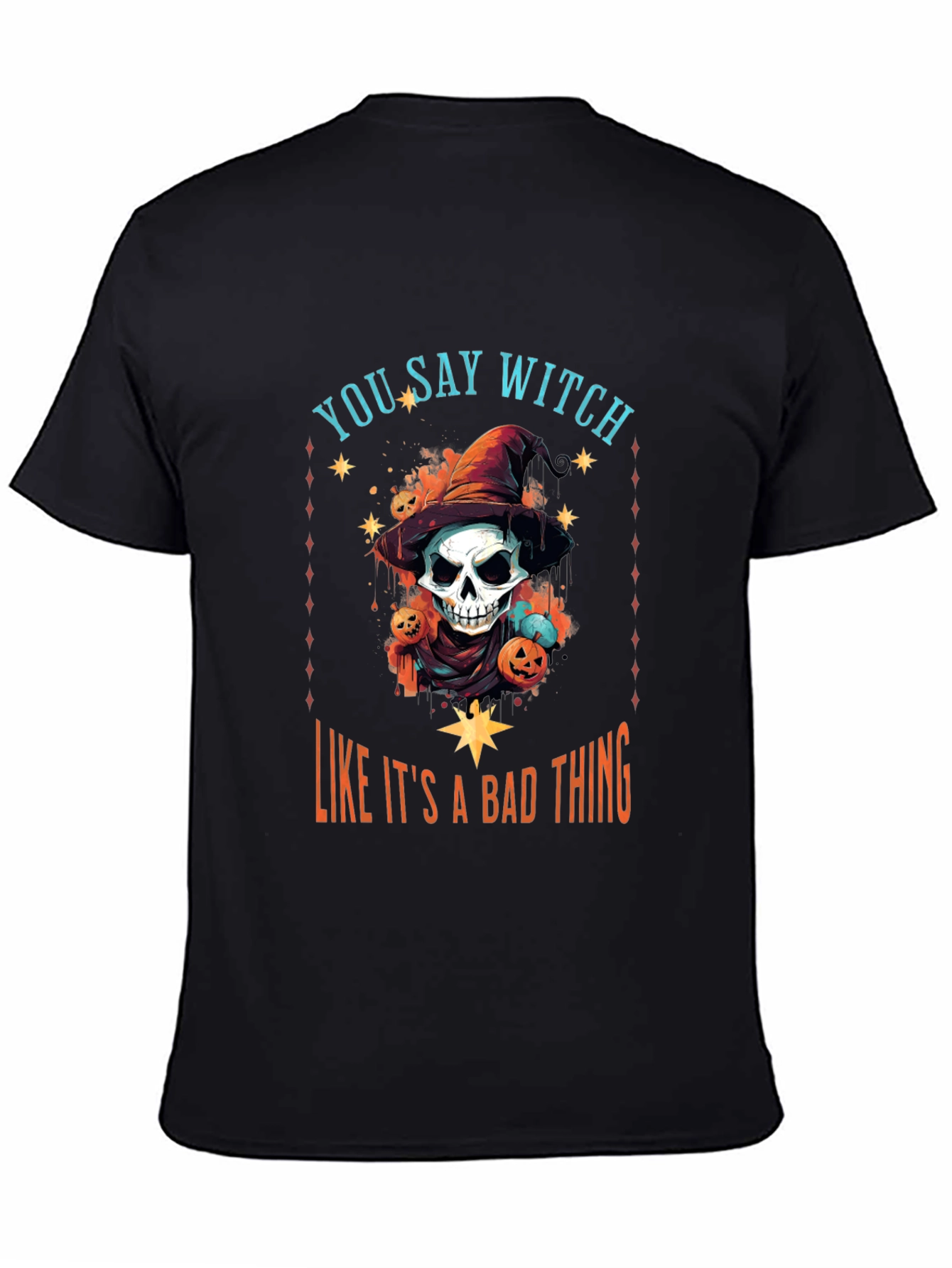 Witch Graphic T-Shirt - Halloween Apparel