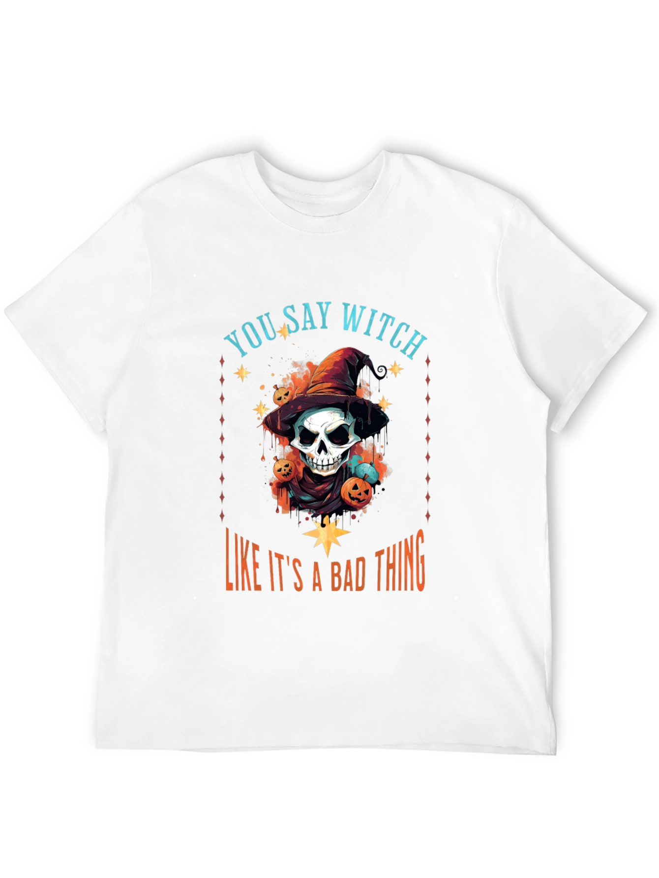Witch Graphic T-Shirt - Halloween Apparel