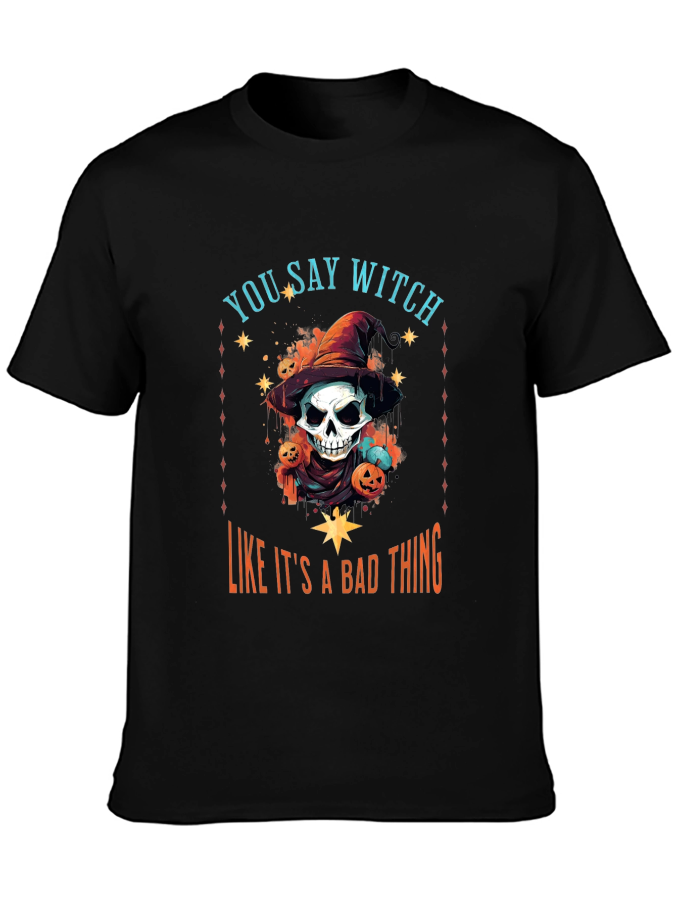 Witch Graphic T-Shirt - Halloween Apparel