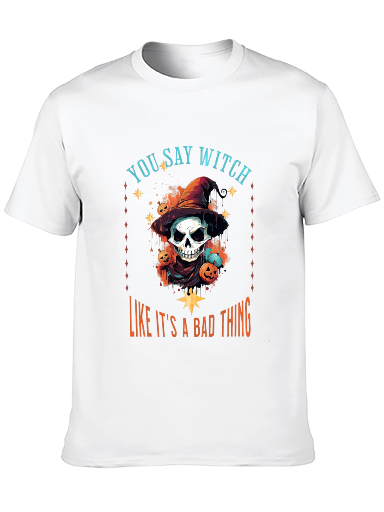 Witch Graphic T-Shirt - Halloween Apparel