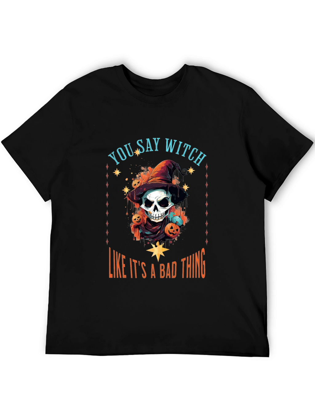 Witch Graphic T-Shirt - Halloween Apparel