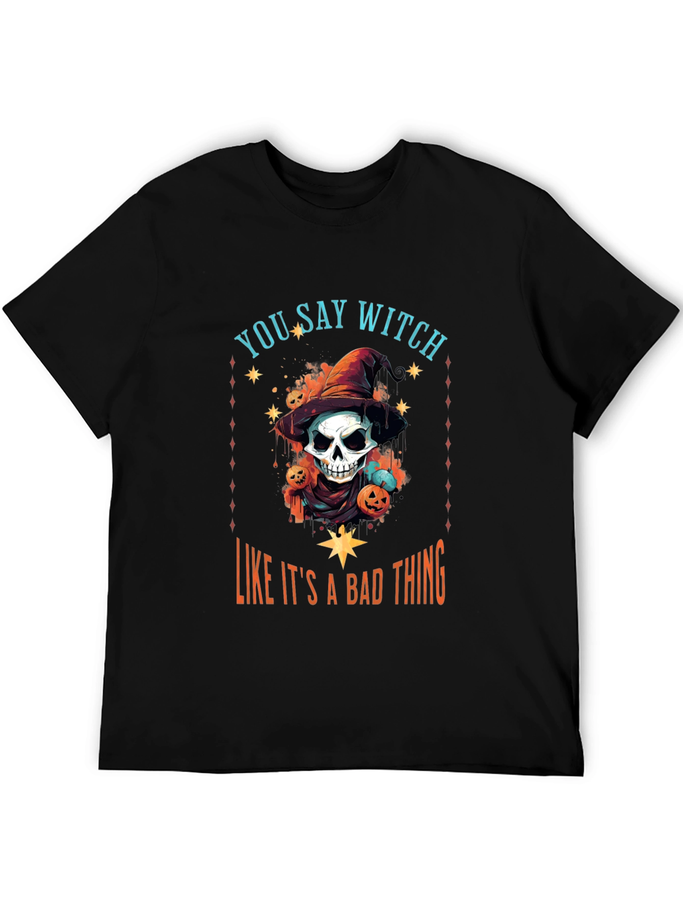 Witch Graphic T-Shirt - Halloween Apparel