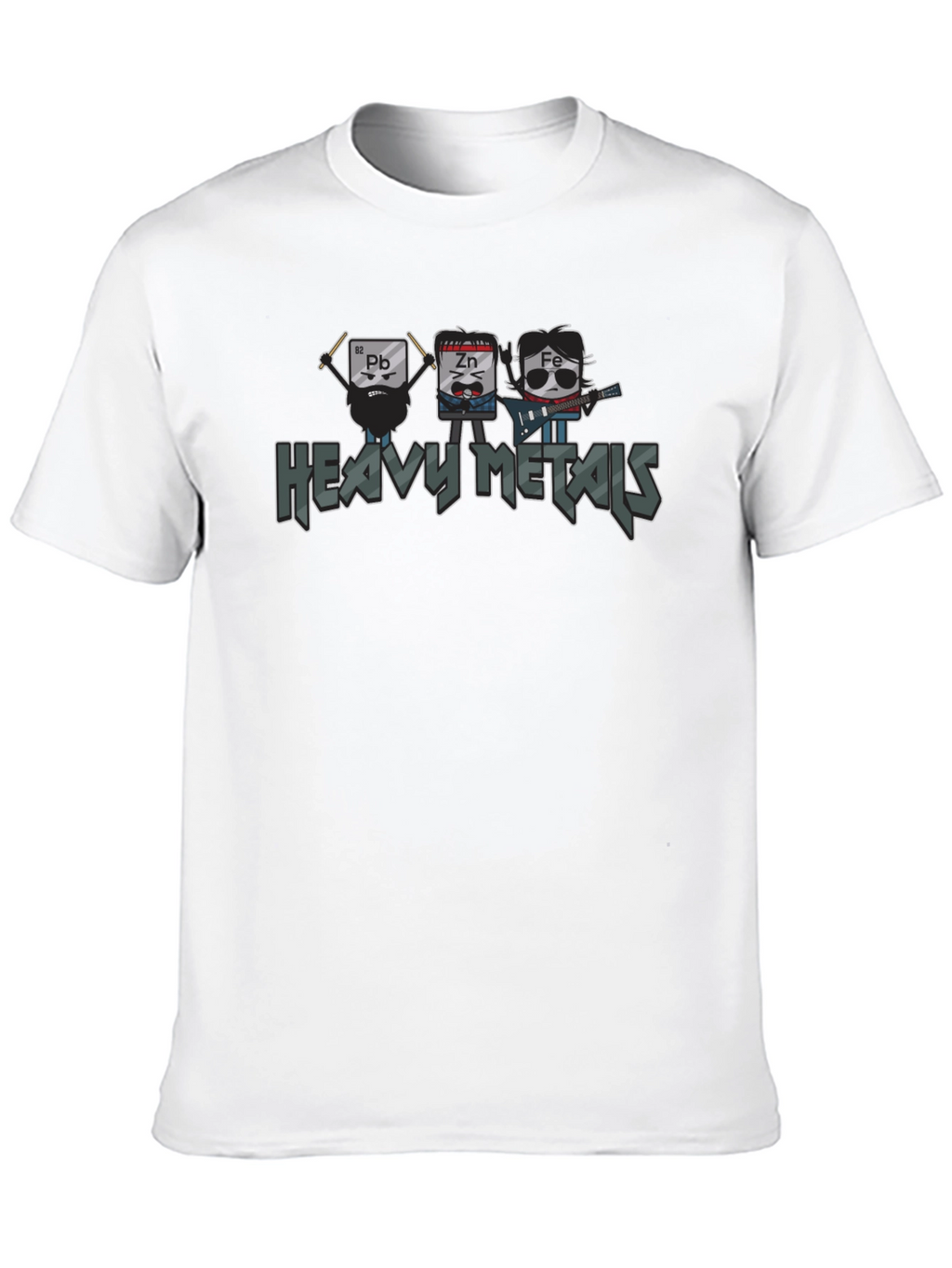 Heavy Metals Band Graphic T-Shirt