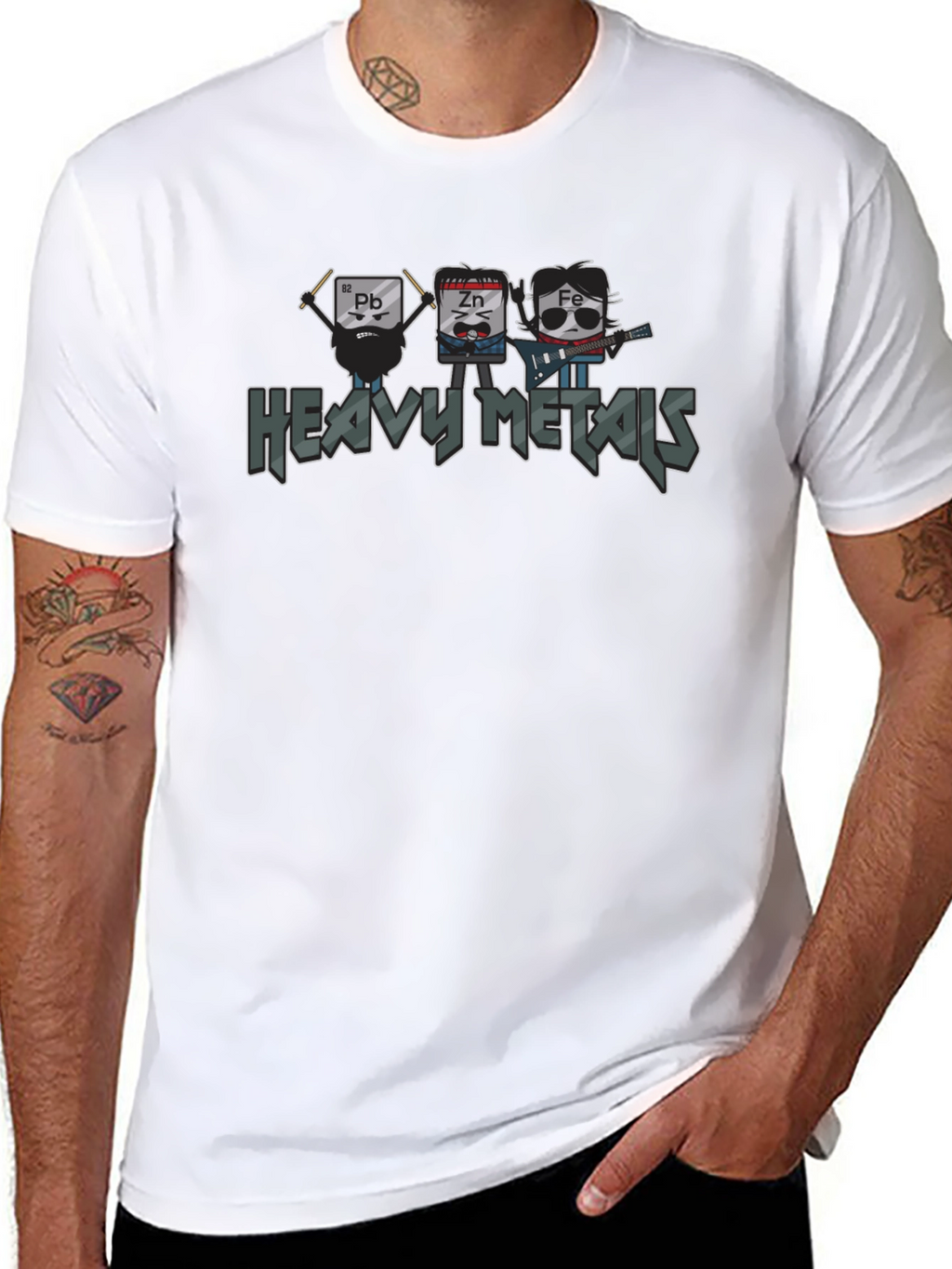 Heavy Metals Band Graphic T-Shirt