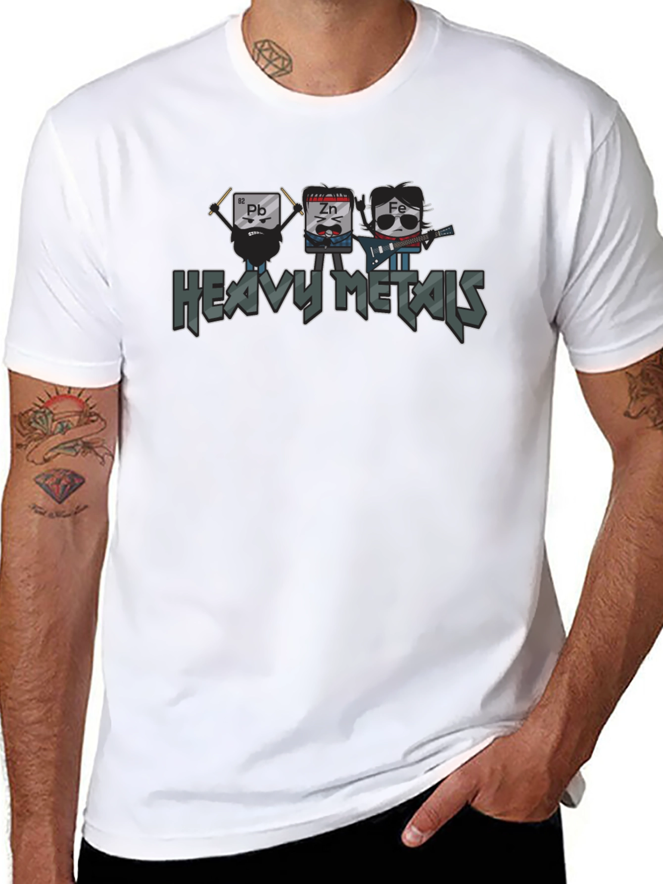 Heavy Metals Band Graphic T-Shirt