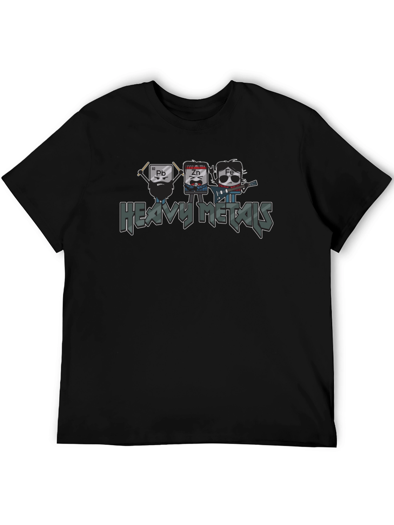 Heavy Metals Band Graphic T-Shirt