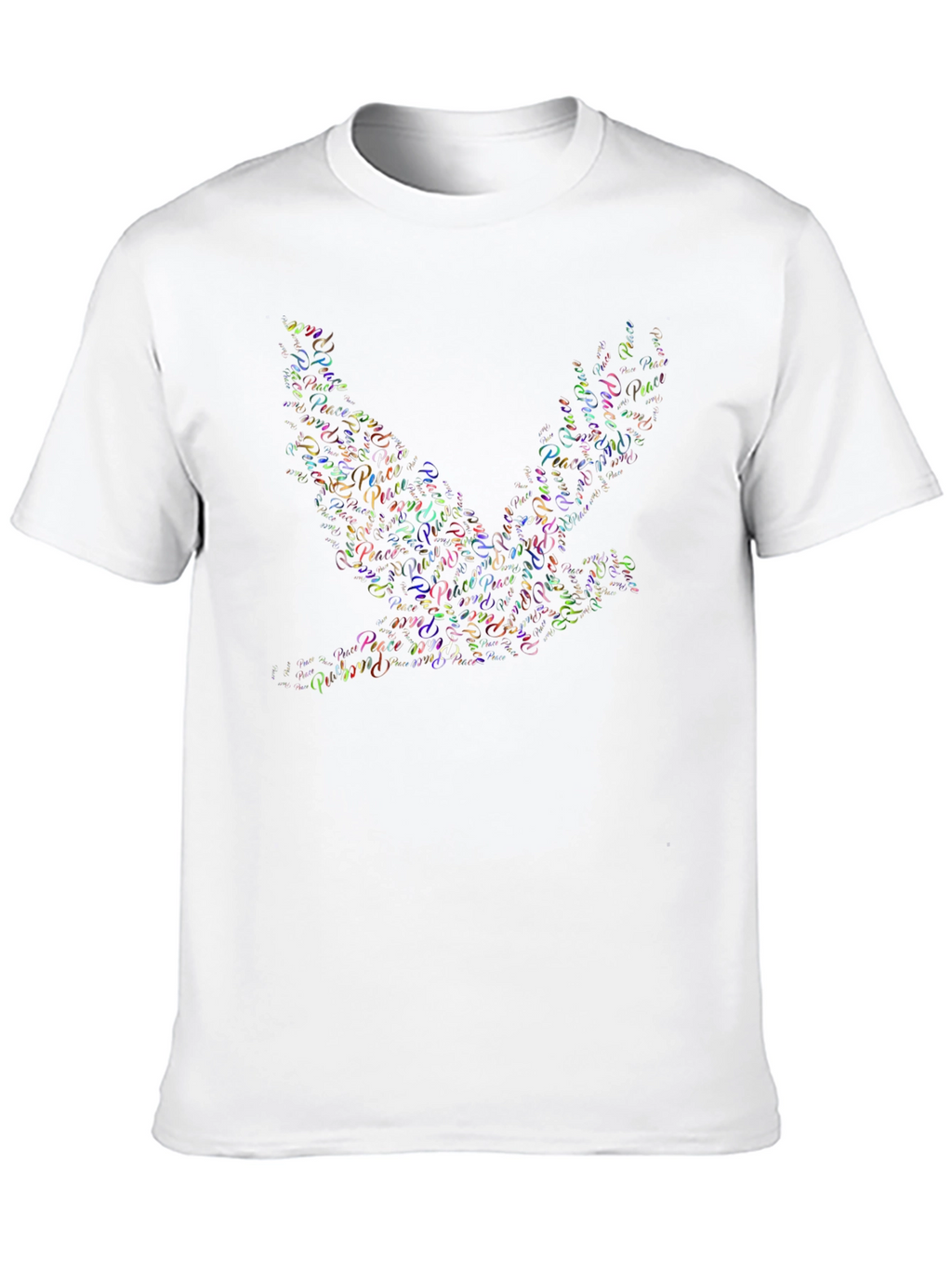 Peace Dove Graphic Print T-Shirt