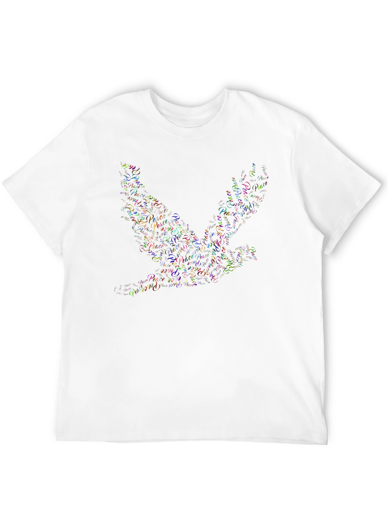 Peace Dove Graphic Print T-Shirt