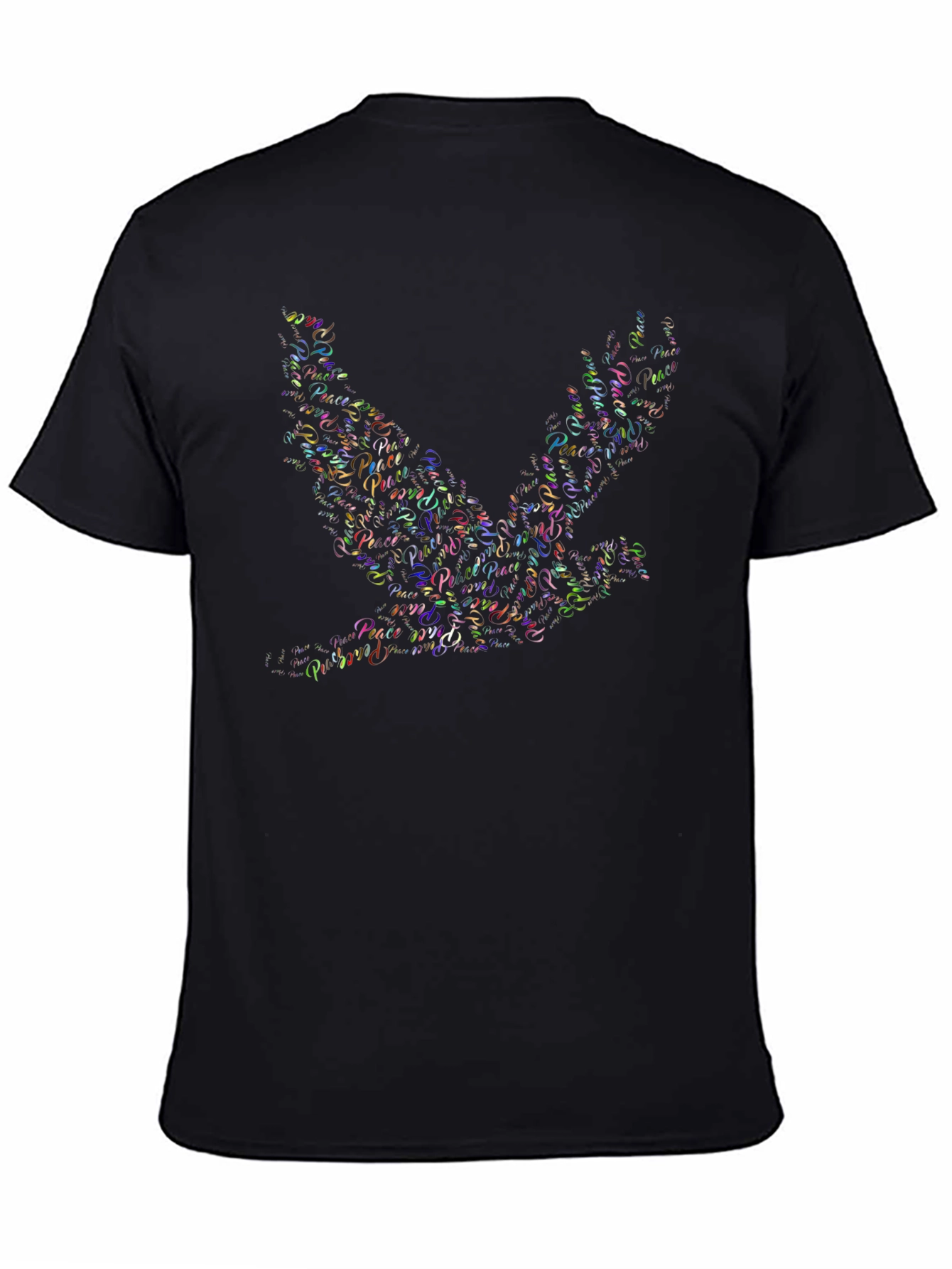 Peace Dove Graphic Print T-Shirt