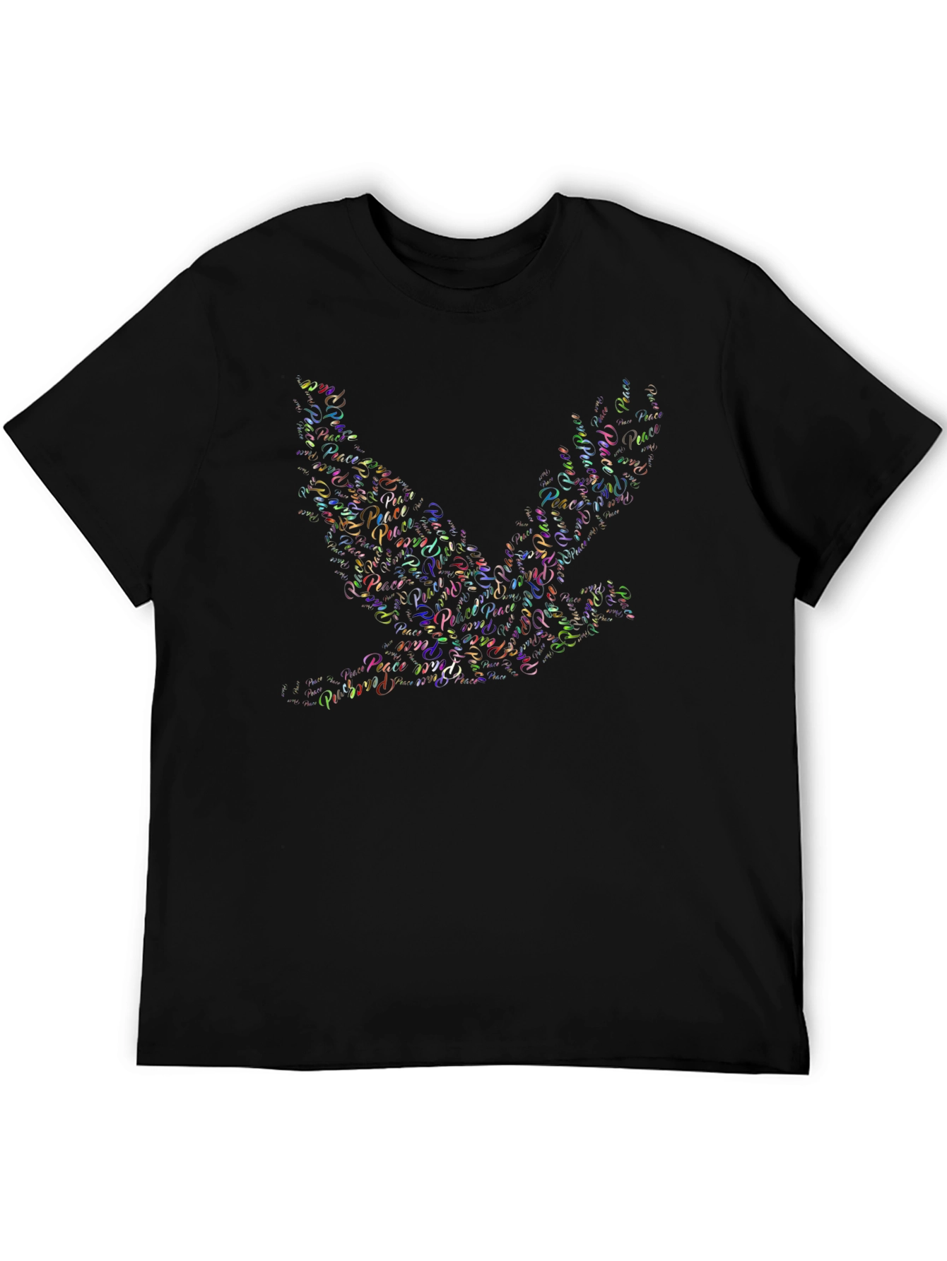 Peace Dove Graphic Print T-Shirt