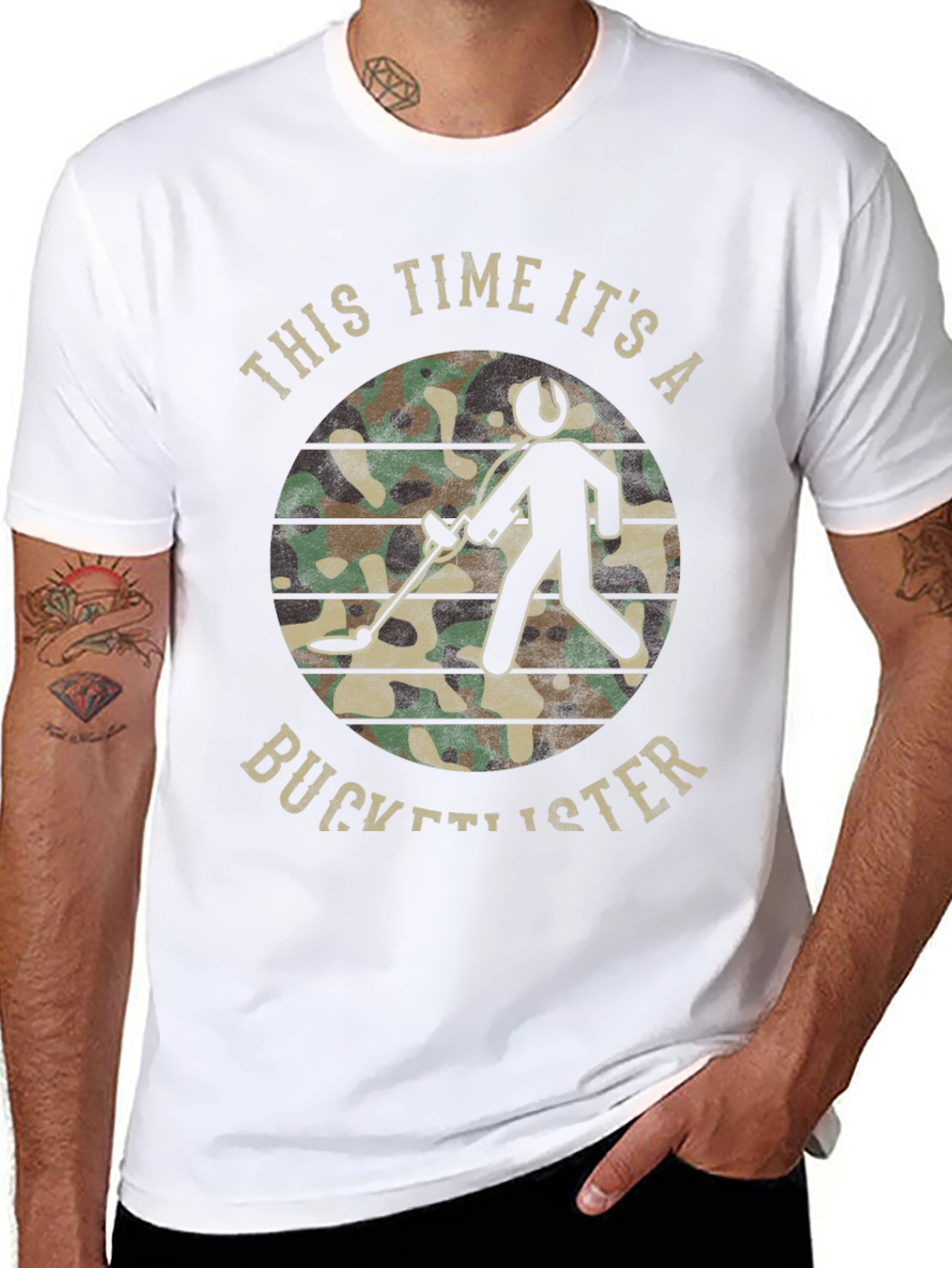 Bucket Lister T-Shirt Metal Detecting Gift Idea