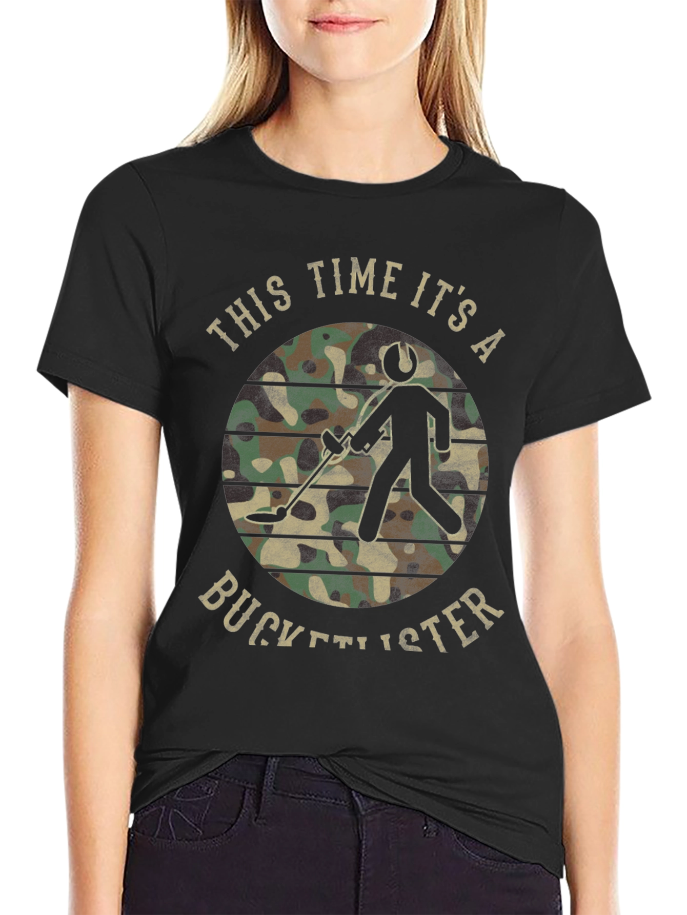 Bucket Lister T-Shirt Metal Detecting Gift Idea