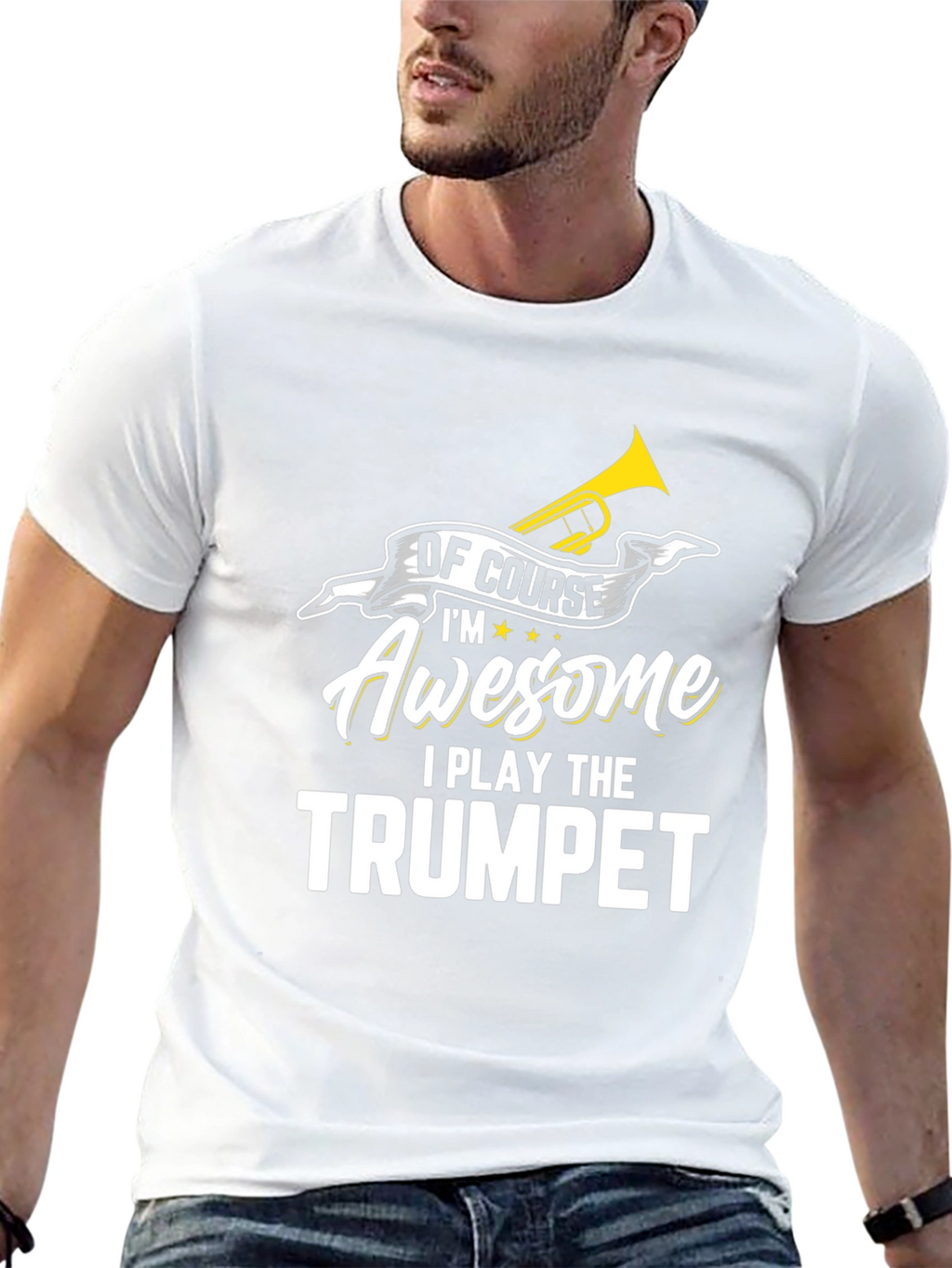 Awesome Trumpet Player T-Shirt - Musical Instrument Tee