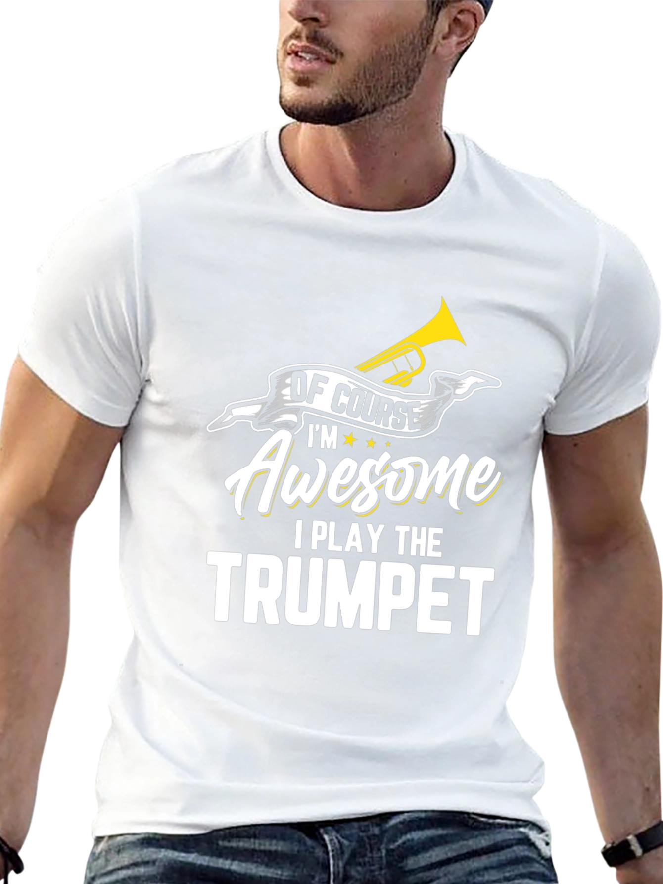 Awesome Trumpet Player T-Shirt - Musical Instrument Tee