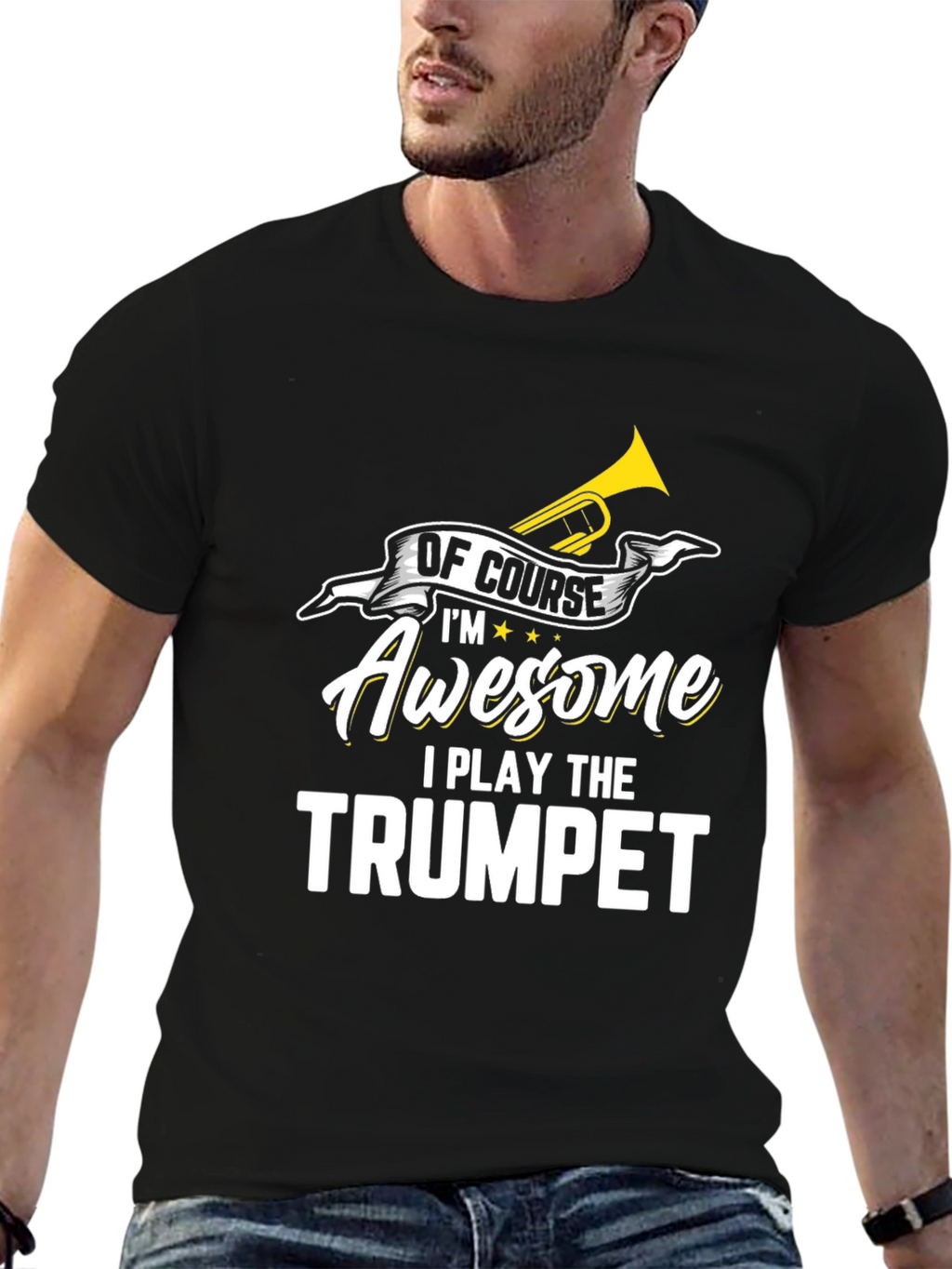 Awesome Trumpet Player T-Shirt - Musical Instrument Tee