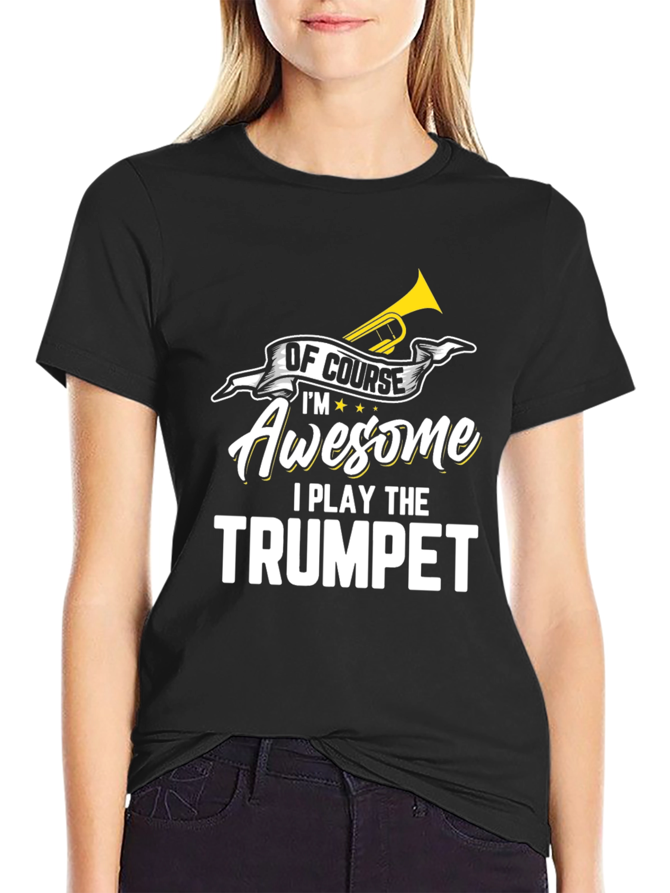 Awesome Trumpet Player T-Shirt - Musical Instrument Tee
