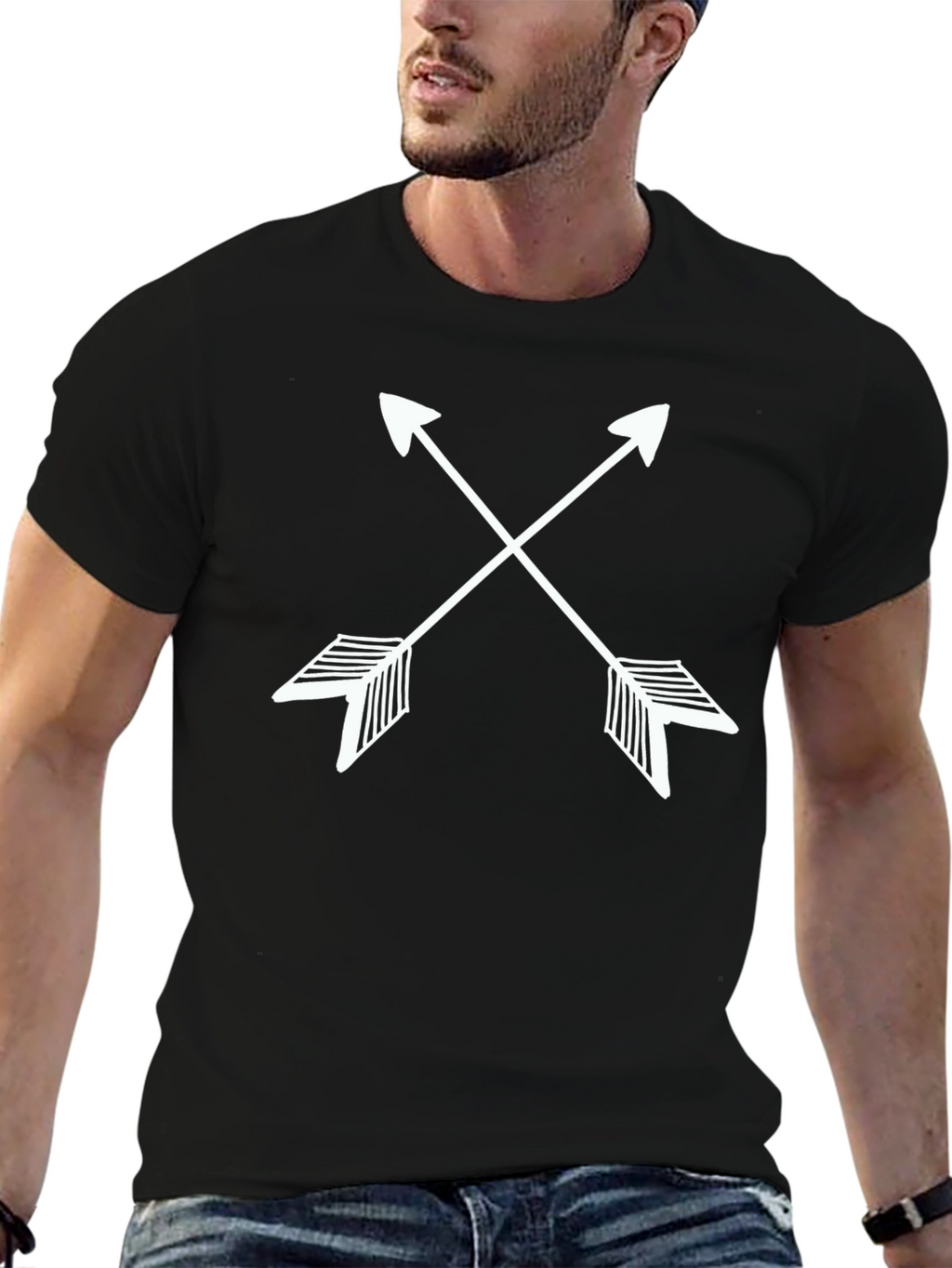 Crossed Arrows Graphic Tee - Stylish Casual Wear