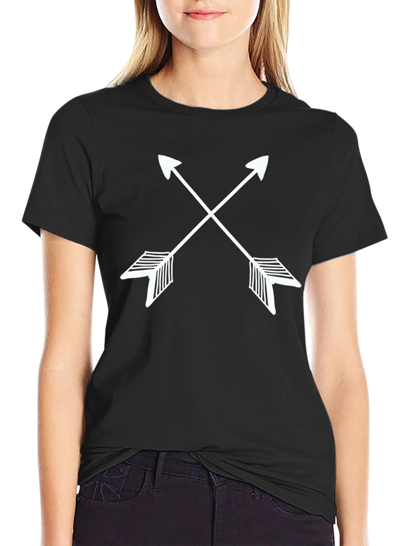 Crossed Arrows Graphic Tee - Stylish Casual Wear