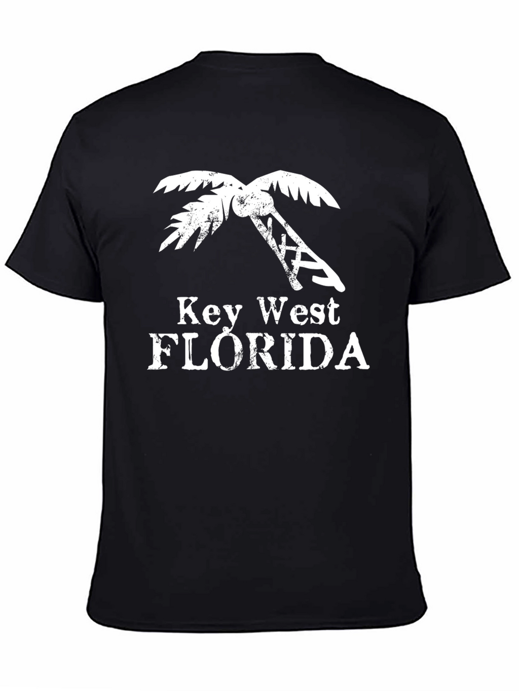Key West Florida Palm Tree Graphic T-Shirt