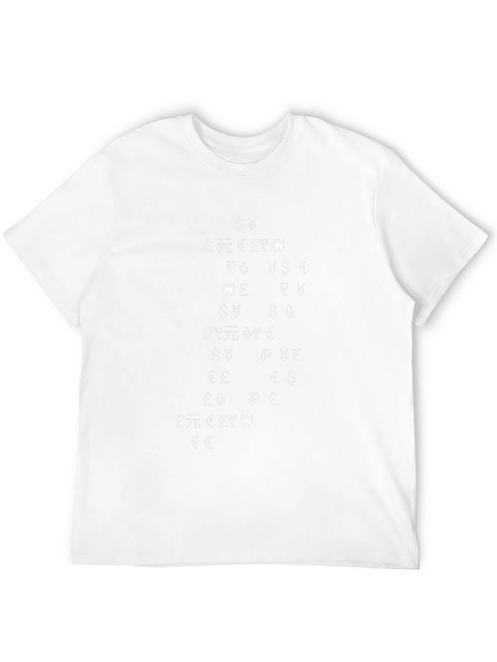 Currency Symbol Graphic Tee - Black