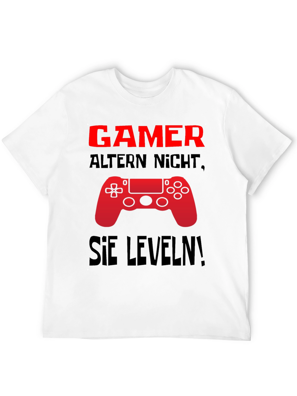 Gamer Level Up Black Graphic Tee