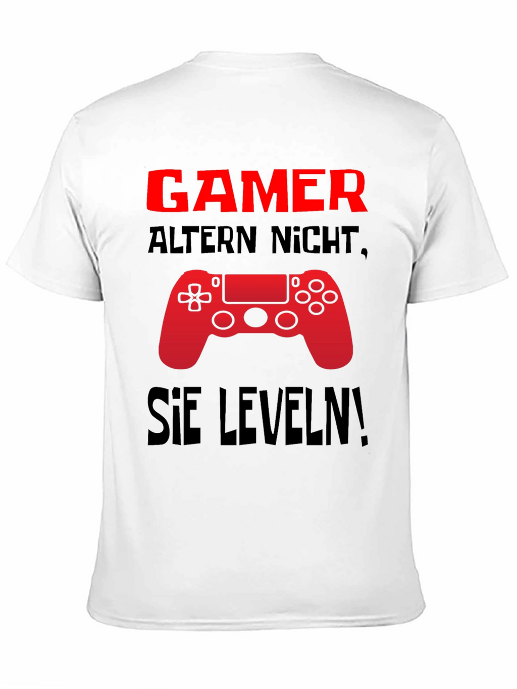Gamer Level Up Black Graphic Tee