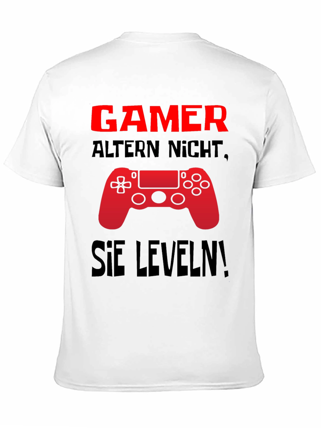Gamer Level Up Black Graphic Tee
