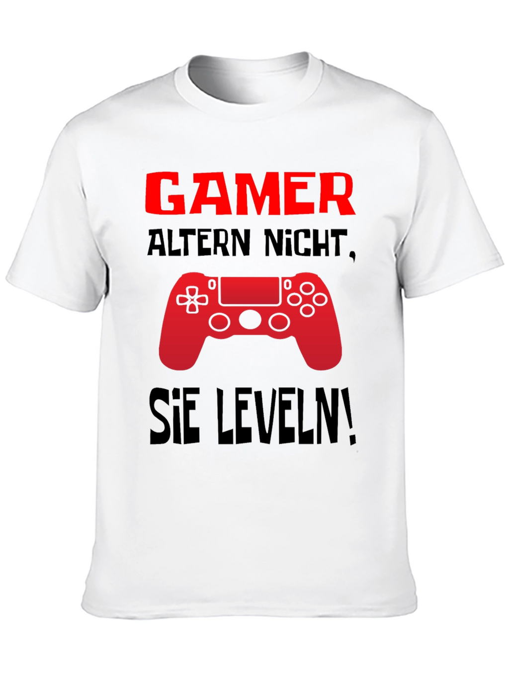 Gamer Level Up Black Graphic Tee