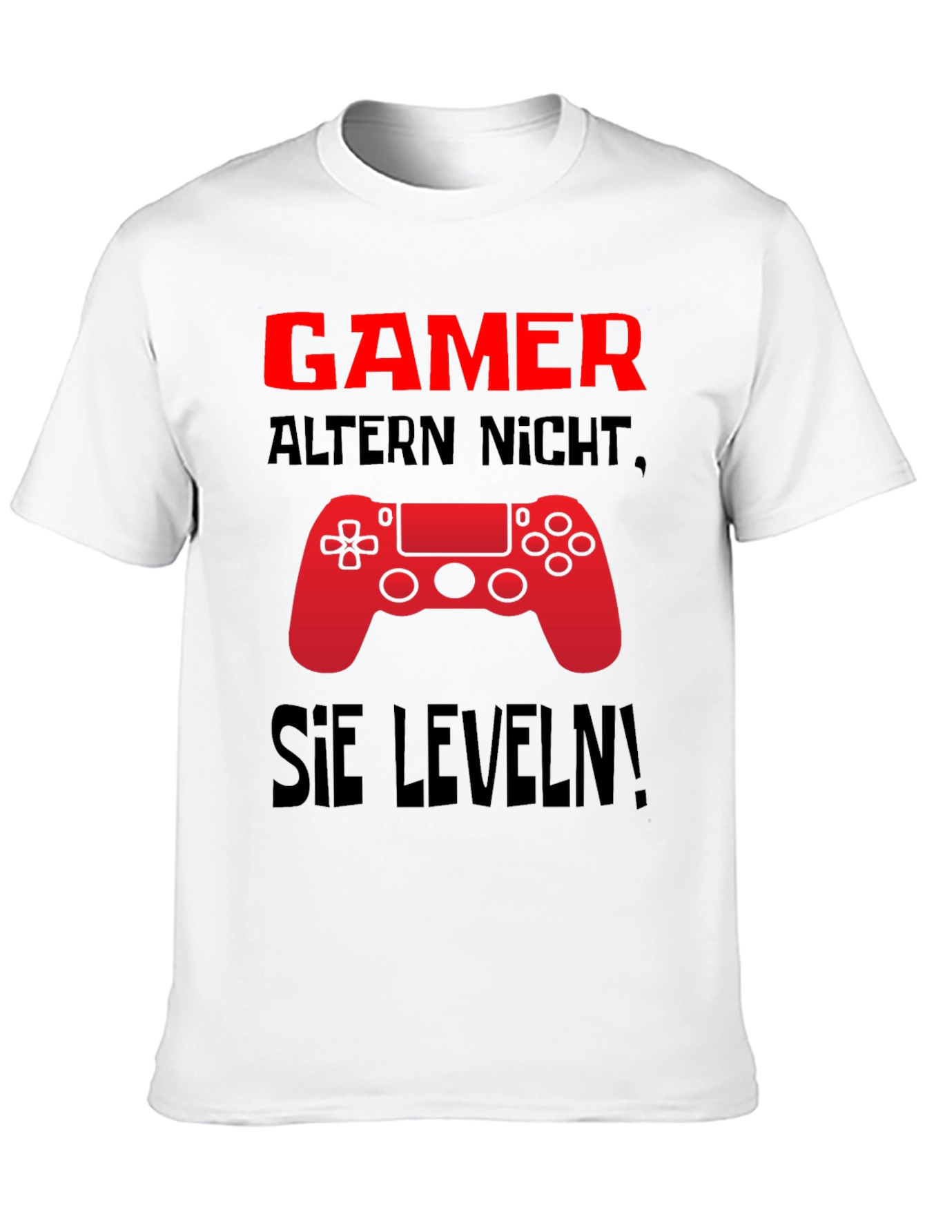 Gamer Level Up Black Graphic Tee