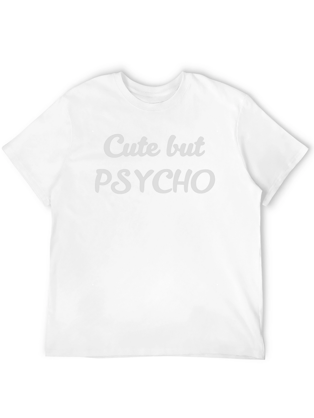 Cute But Psycho Graphic Tee - Mens Black T-Shirt