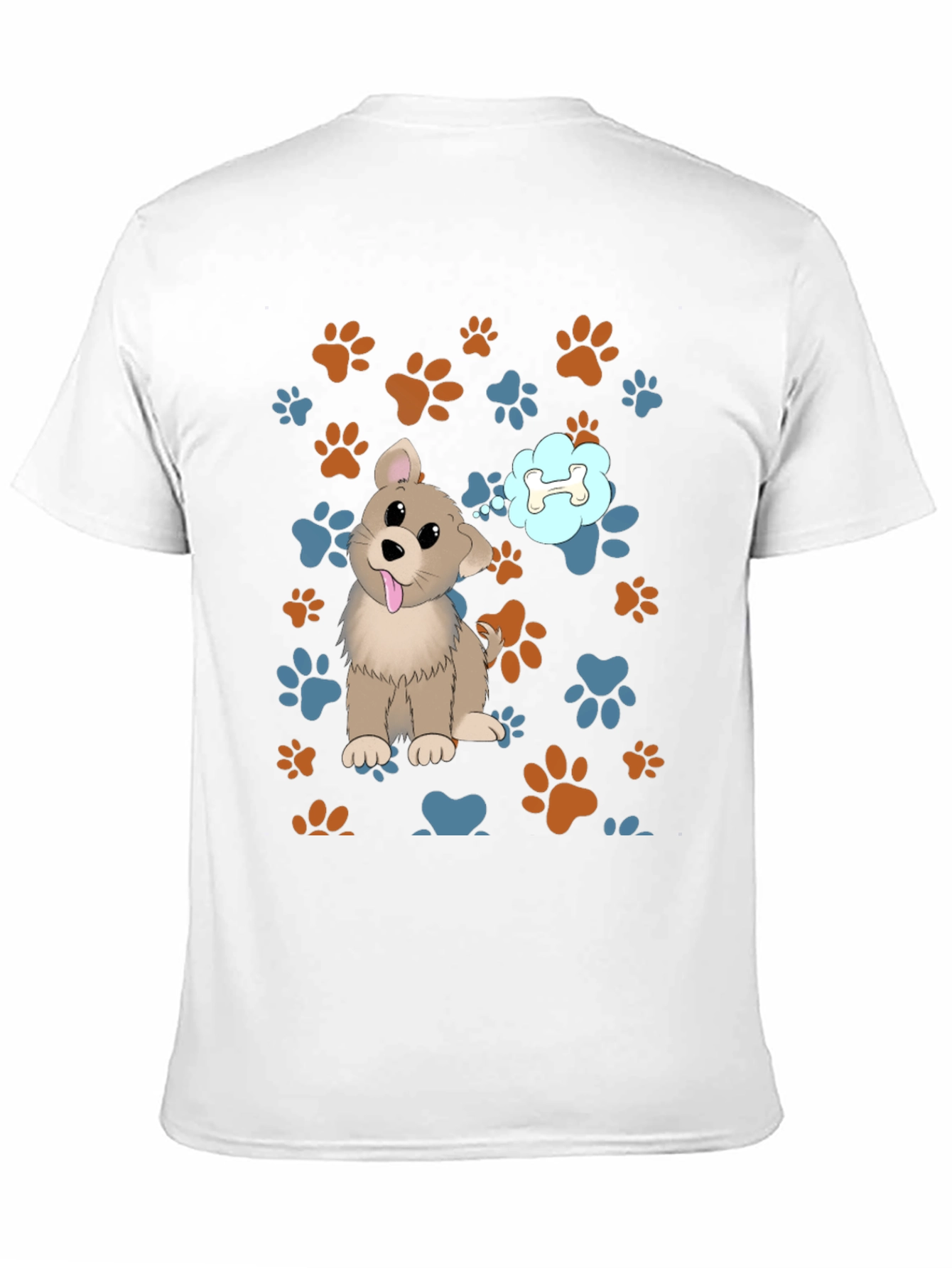 Cute Puppy Dog T-Shirt - Bone Dream