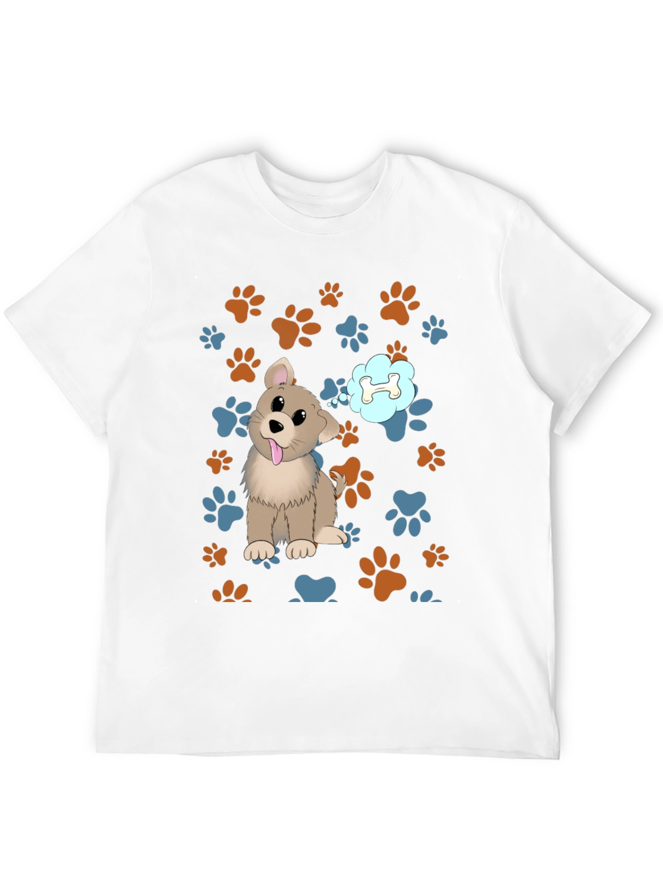 Cute Puppy Dog T-Shirt - Bone Dream