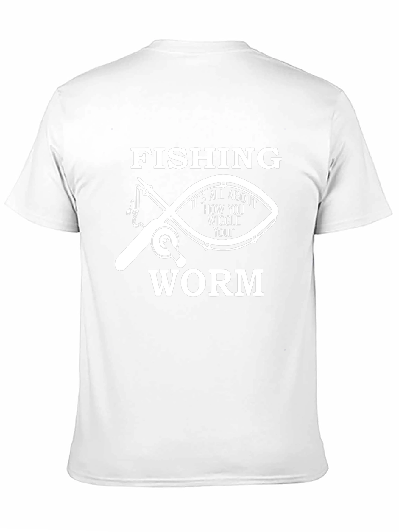 Fishing Worm Graphic T-Shirt