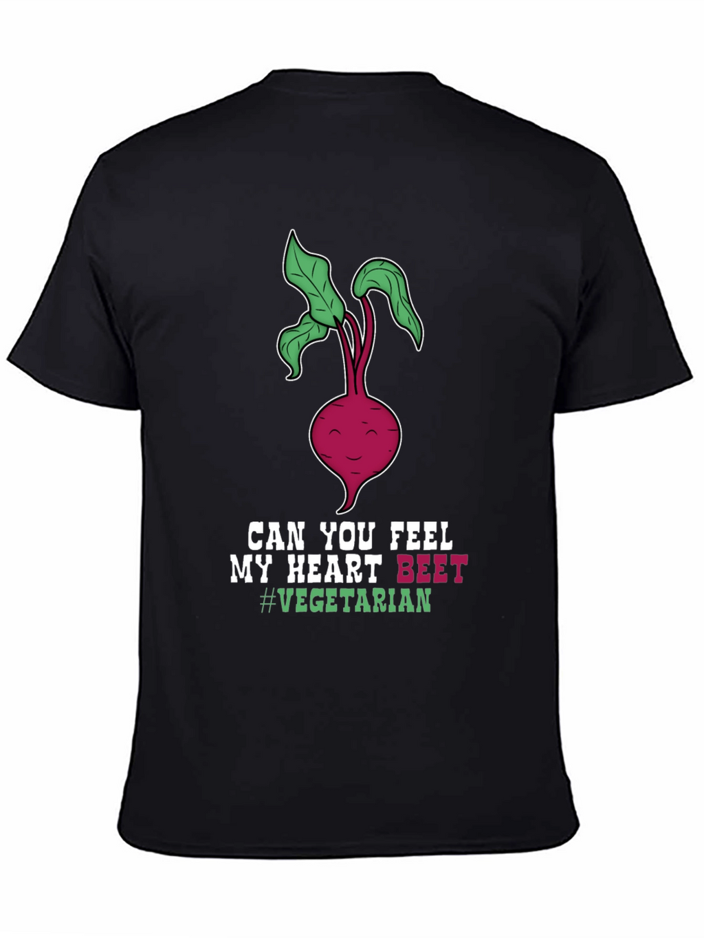 Vegetarian Beet Heart T-Shirt - Funny Vegan Tee
