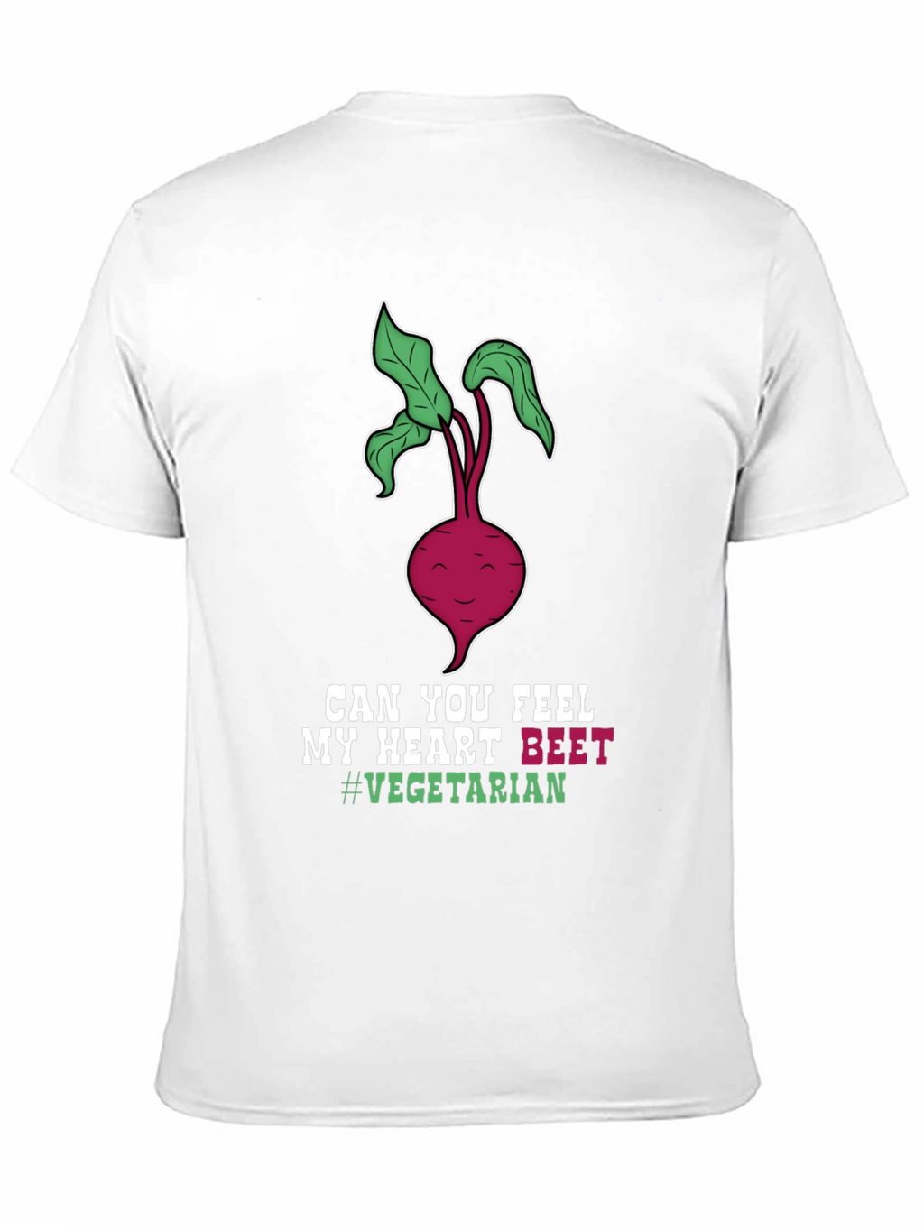 Vegetarian Beet Heart T-Shirt - Funny Vegan Tee