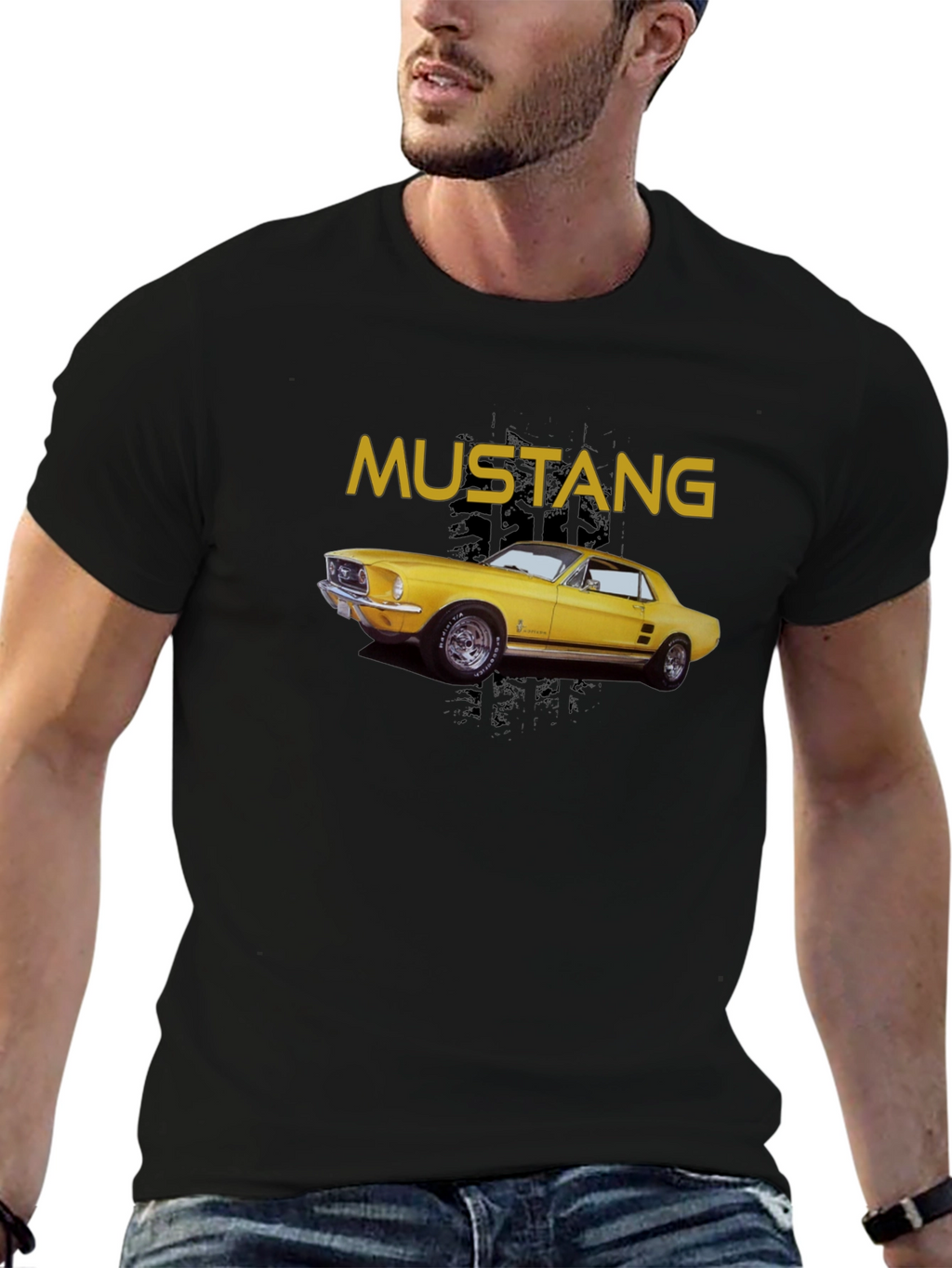 Mustang Classic Car Graphic T-Shirt