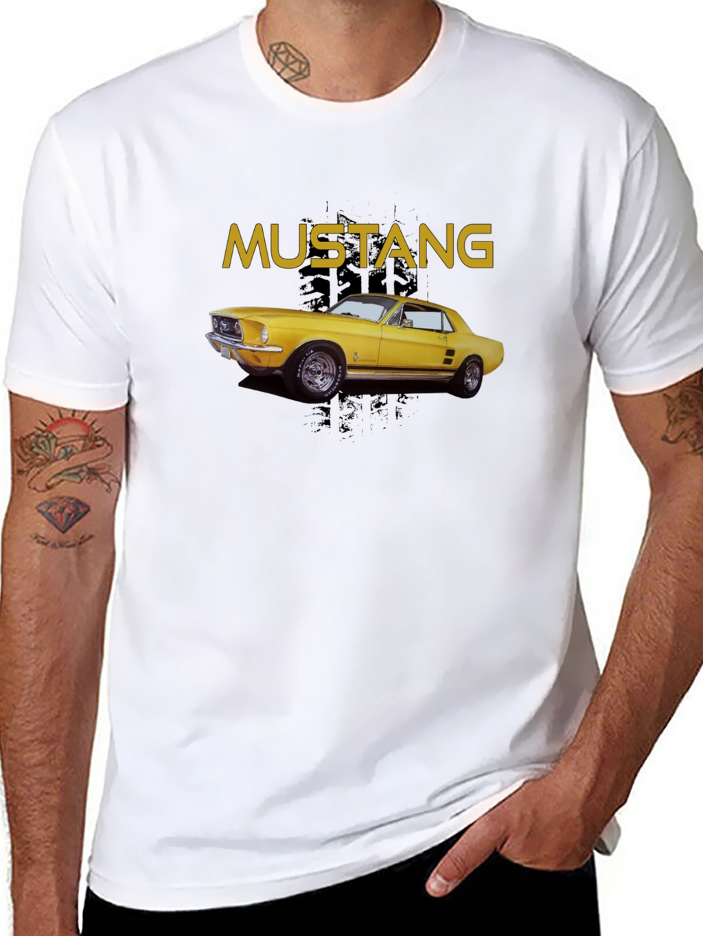 Mustang Classic Car Graphic T-Shirt