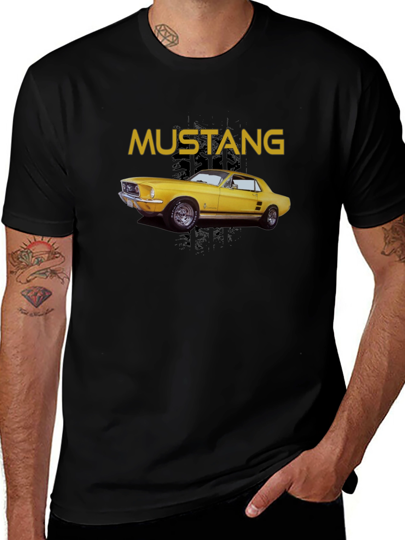 Mustang Classic Car Graphic T-Shirt