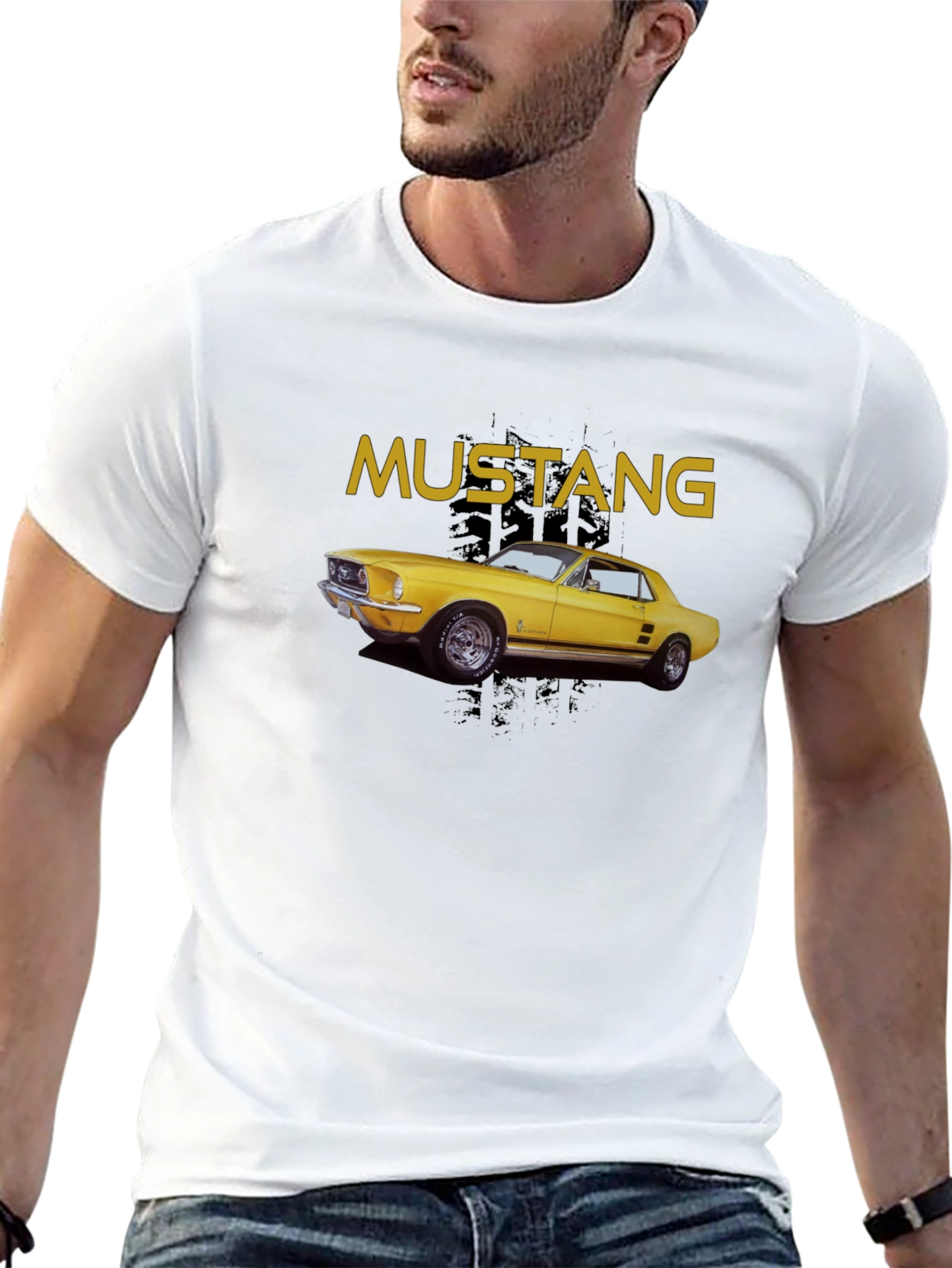 Mustang Classic Car Graphic T-Shirt