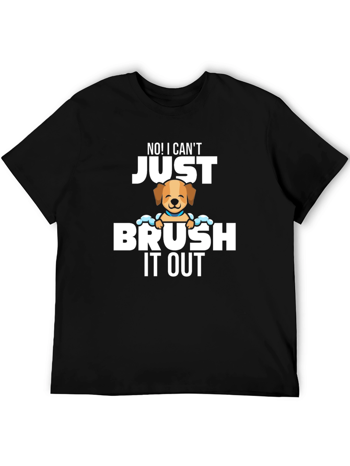 Funny Dog Groomer T-Shirt - Brush It Out