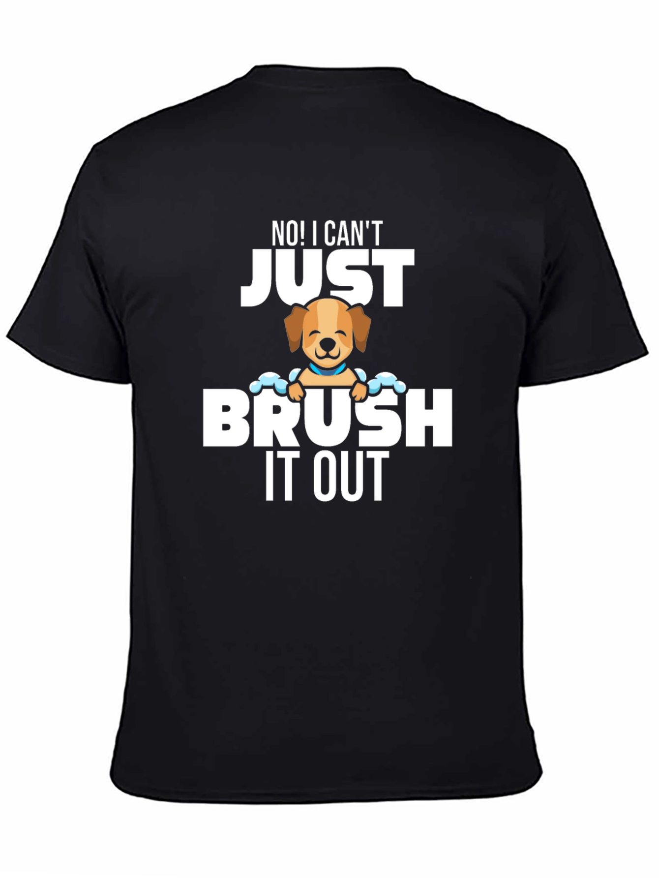 Funny Dog Groomer T-Shirt - Brush It Out