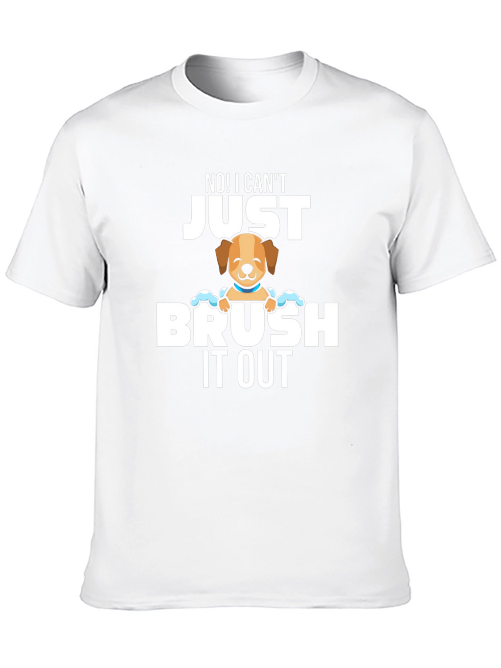 Funny Dog Groomer T-Shirt - Brush It Out