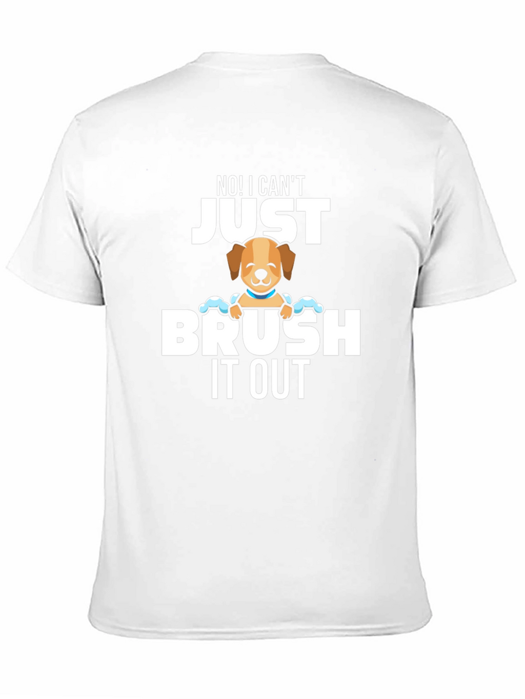Funny Dog Groomer T-Shirt - Brush It Out