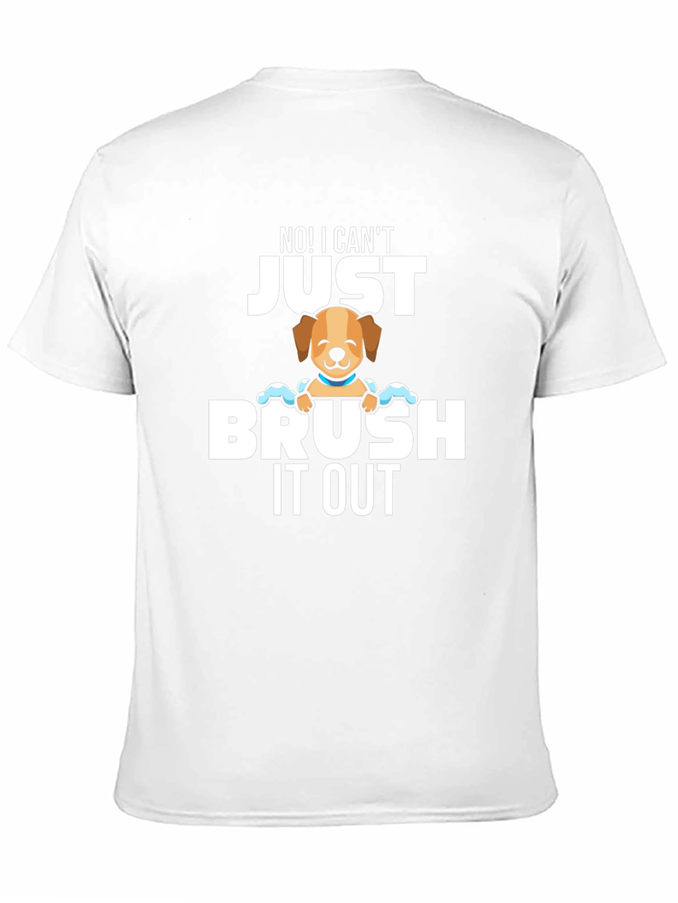 Funny Dog Groomer T-Shirt - Brush It Out