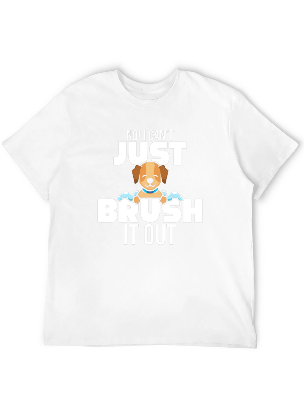 Funny Dog Groomer T-Shirt - Brush It Out